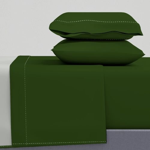 Lichen Green Solid Trim Color French Provincial Spring Home Styling Collection Decor Collection spring collection sheet set design