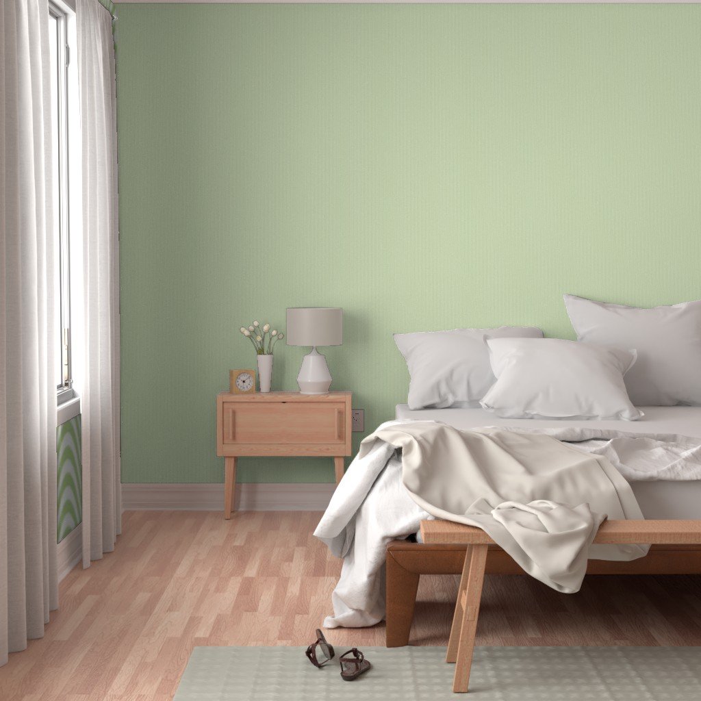 Grass Cuttings Green Pinstripe with White Pinstripes Dad Edit Home Styling Collection Home Decor Collection dad wallpaper