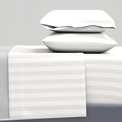 1 Inch Bone White Classic Stripe Pattern Interior Collection Home Decor Collection geometric sheet set design