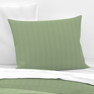 Tonal Sage Green Tailored Ticking Stripe Cottage Farmhouse Small Scale Interior Collection Design Collection subtle pattern pillow sham design