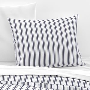 Mattress Ticking Midnight Blue Interior Collection Home Styling Collection mattress stripes pillow sham design