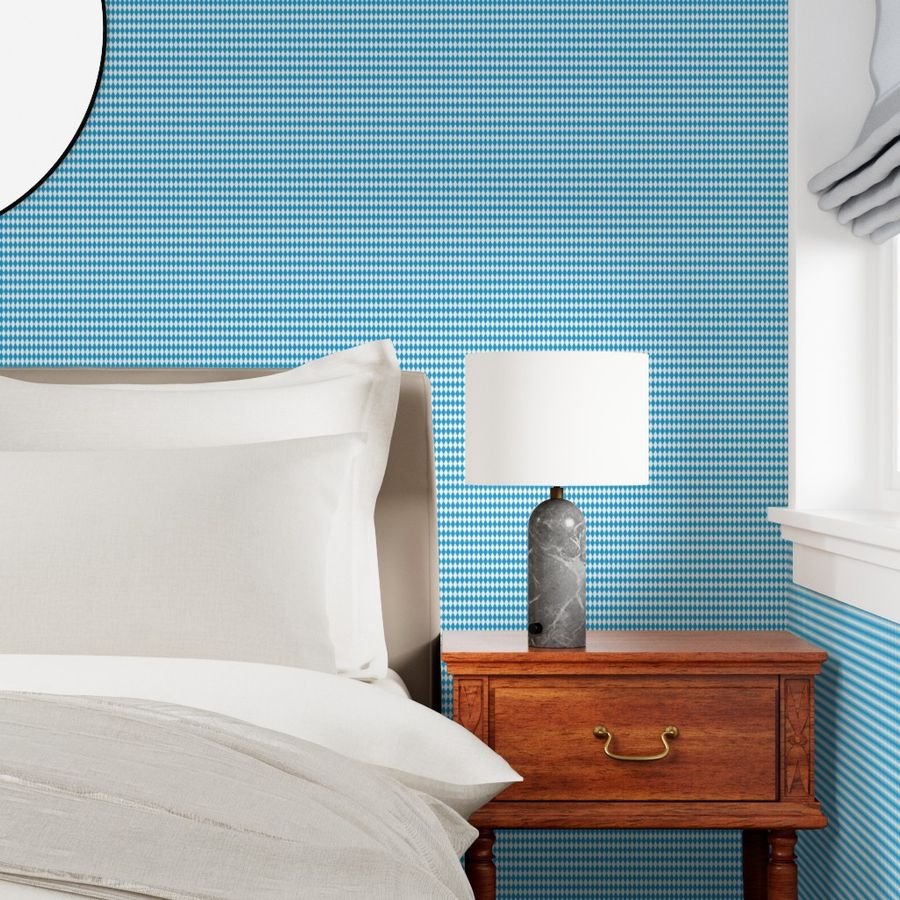 Oktoberfest Bavarian Blue and White Small Diagonal Diamond Pattern Decor Collection Design Collection diagonal pattern wallpaper