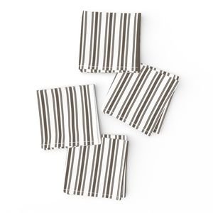 Trendy Large Brown Coco Pastel Brown French Mattress Ticking Double Stripes Home Decor Collection Home Styling Collection brown pastel coco napkins design