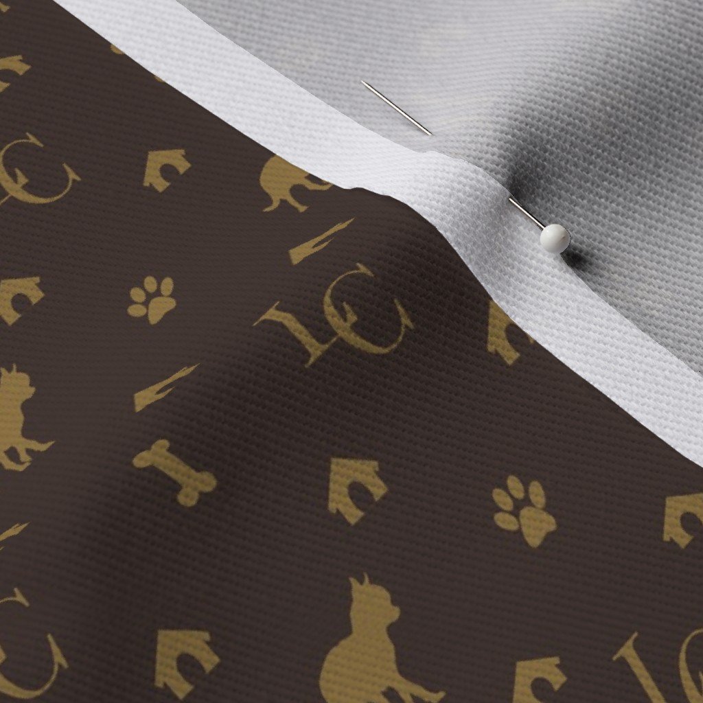 Louis Chihauhau Luxury Dog Attire Smaller Print Fabric chihauhau print fabric