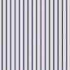 Mini Cornflower Blue Antique Vintage Mattress Ticking Stripe on Cream