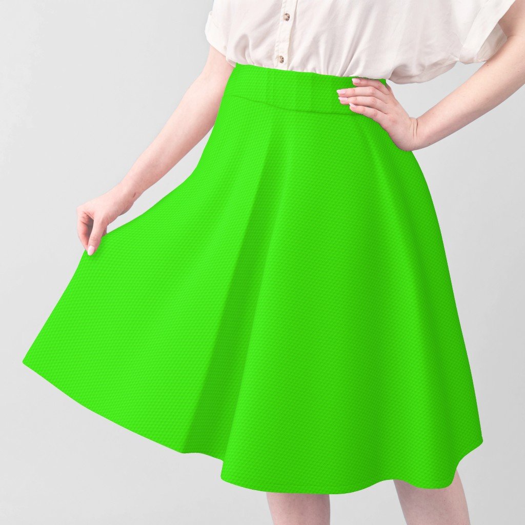 Bright Neon Green Golf Ball Dimples Fabric green golf ball fabric