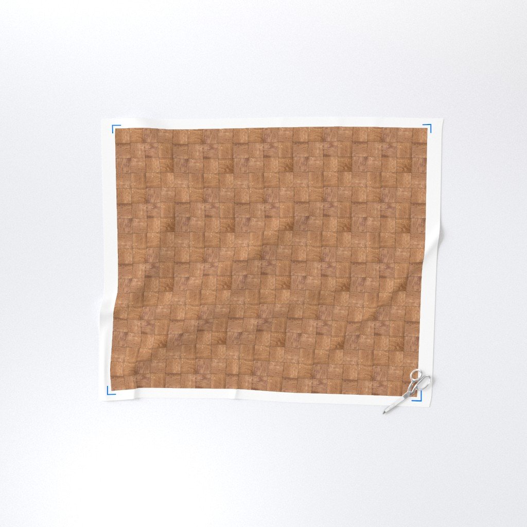 2 inch Uniform Wood Checkerboard Chess Pattern Fabric wood marquetry fabric