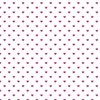 Mini Bubble Gum Pink Color Valentines Polkadot Love Hearts on White
