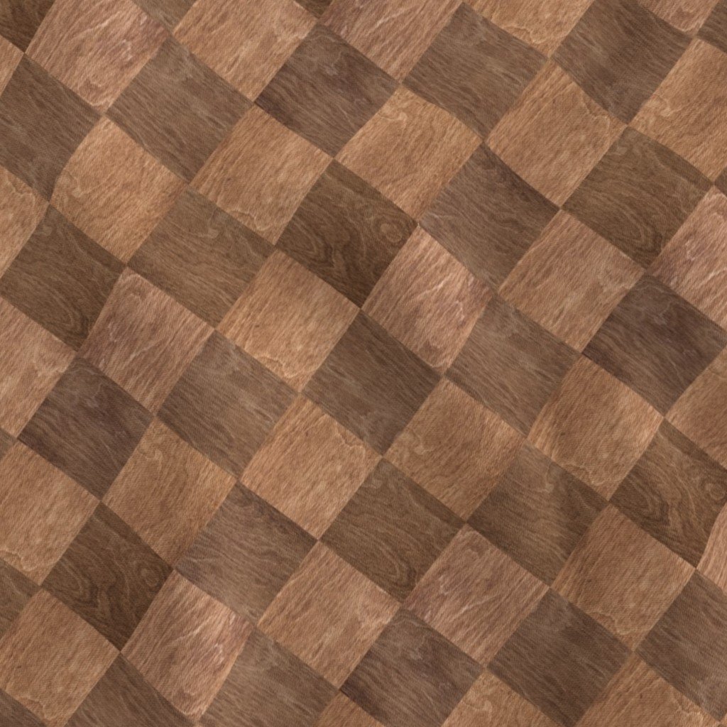 2 inch Diagonal Light and Dark Wood Checkerboard Chess Marquetry Pattern Fabric wood marquetry fabric