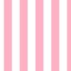 2 inch Wide Vertical Palm Beach Pink and White Cabana Stripes
