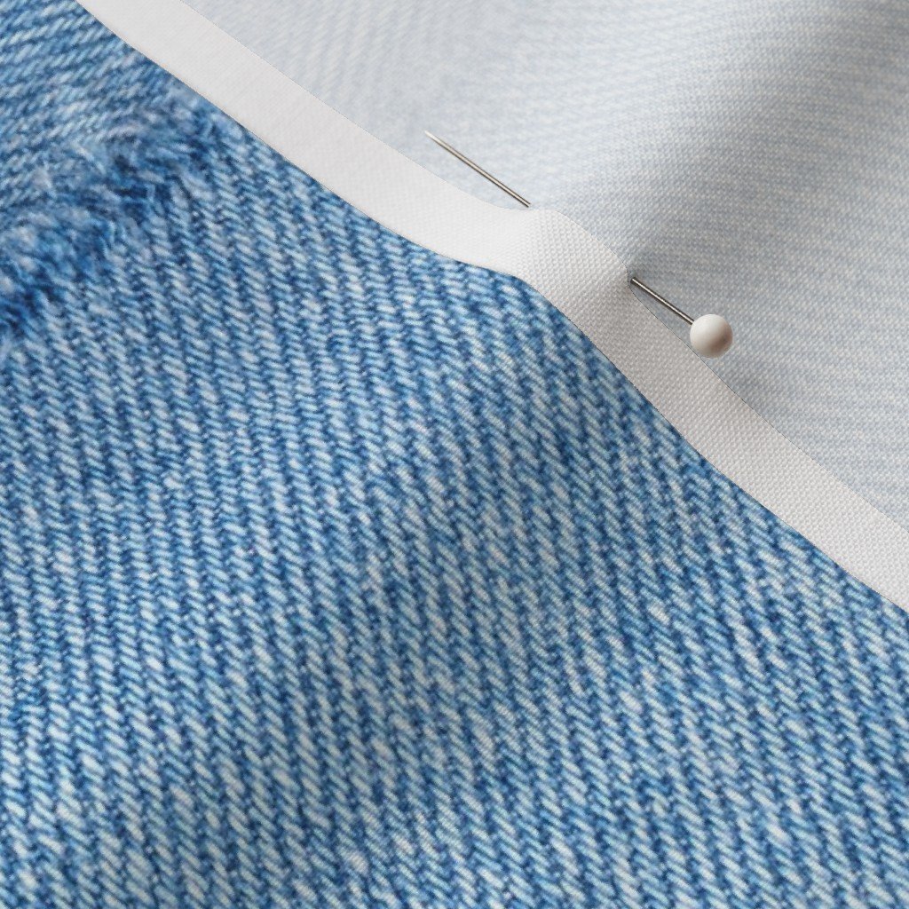 Abstract Patchwork Pattern of Frayed and Fringed Patches of Blue Fabric blue denim fabric