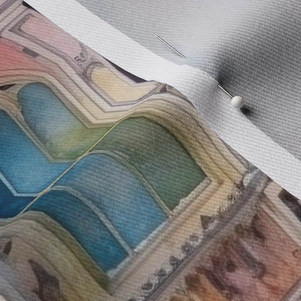 Parliament Architectural Detail in Windows Columns Arches and Fabric bay windows fabric