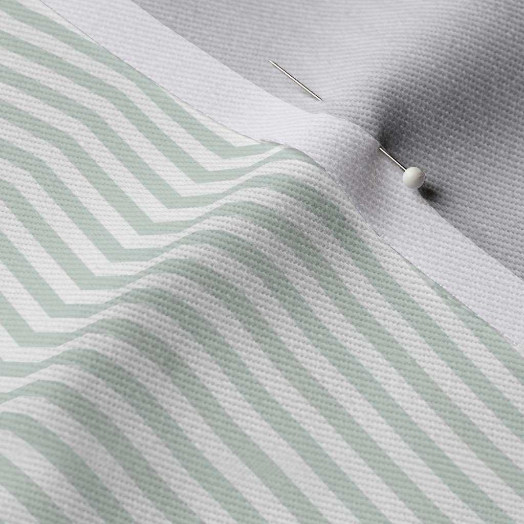 Soft Sage Green Pinstripe in an English Country Garden Fabric baby shower fabric
