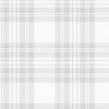 Cloud Grey Pale Airy Large Traditional Tartan Plaid Pattern