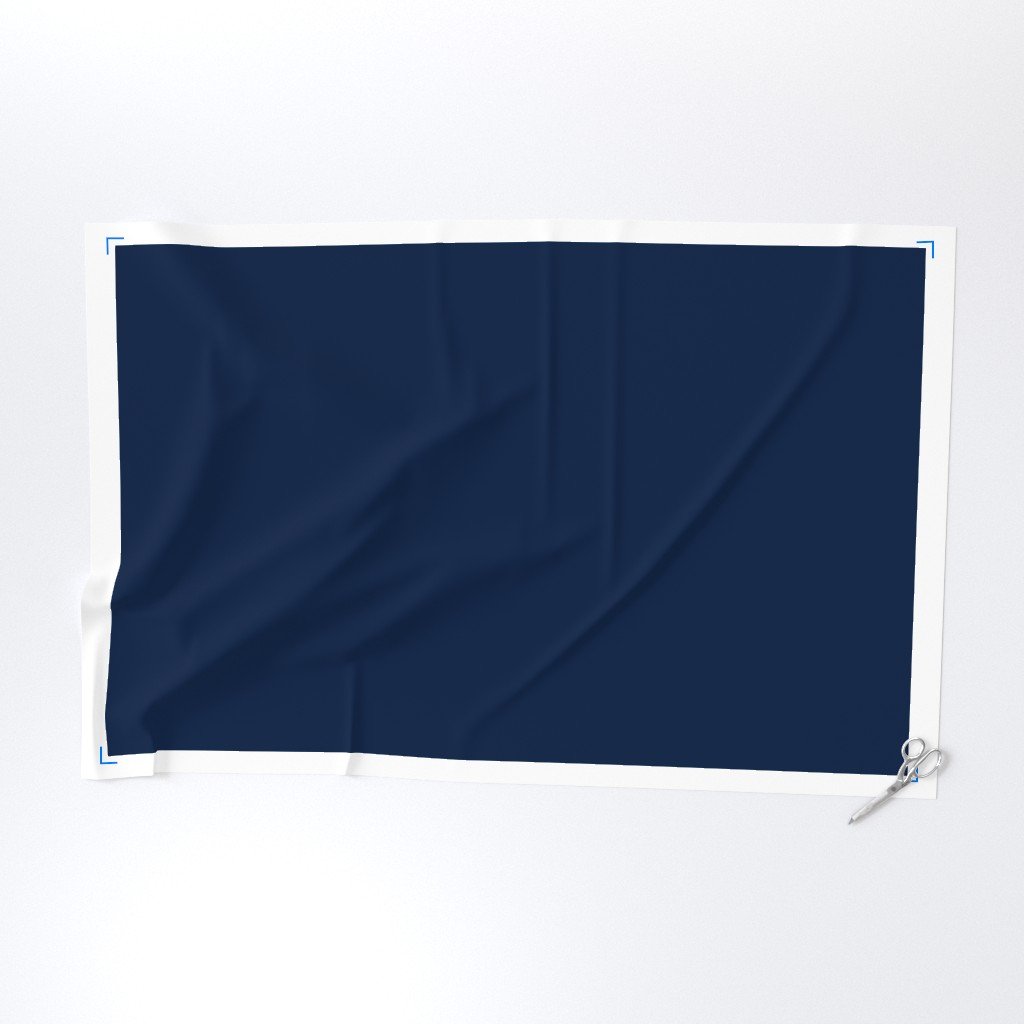 Frosted Midnight Blue Deep Winter Christmas Night Solid Fabric blue fabric