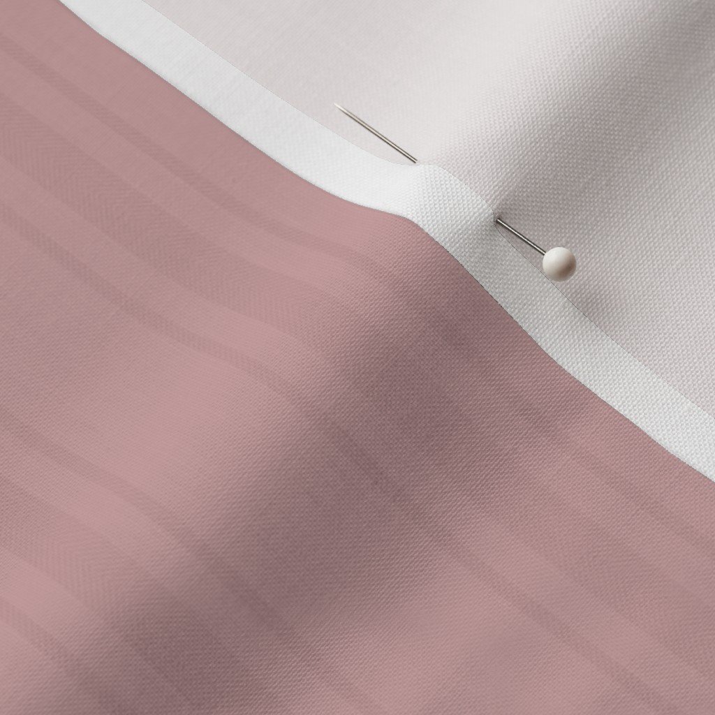 Tonal Dusty Rose Tailored Ticking Stripe Cottage Farmhouse Small Scal Fabric dusty rose fabric
