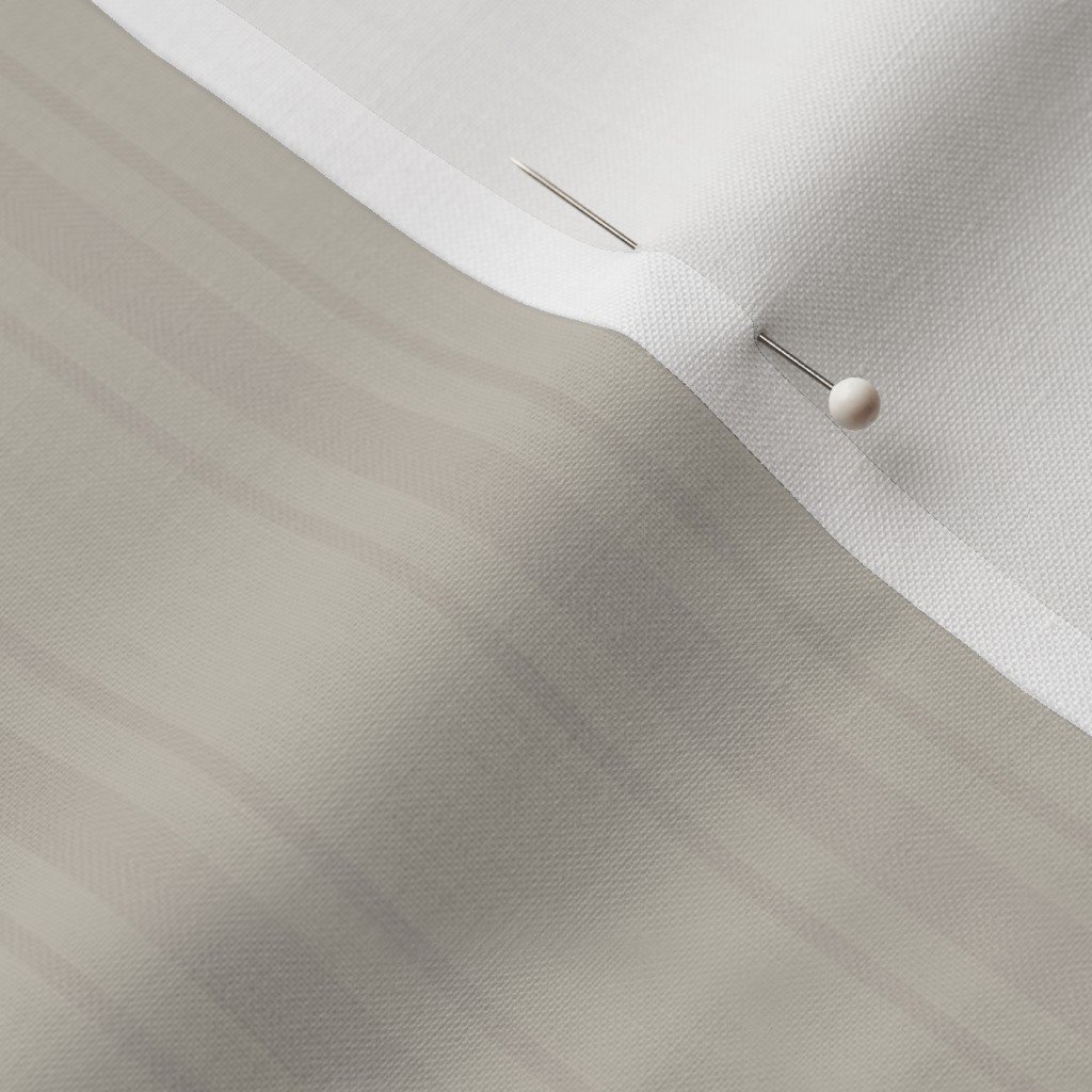 Tonal Greige Tailored Ticking Stripe Cottage Farmhouse Small Scale Fabric neutral stripe fabric