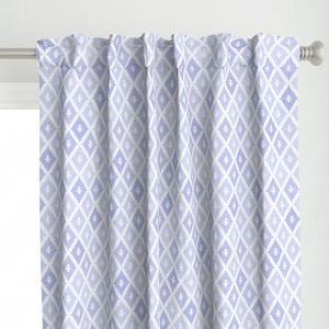 Small Sun Faded Mediterranean Diamond Pattern in Lavender Mist Blue Home Decor Collection Home Decor Collection faded lilac curtain design