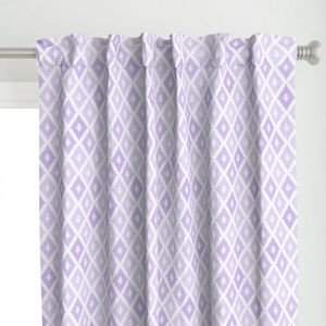 Small Sun Faded Mediterranean Diamond Pattern in Soft Orchid Lavender Decor Collection Interior Collection faded violet curtain design