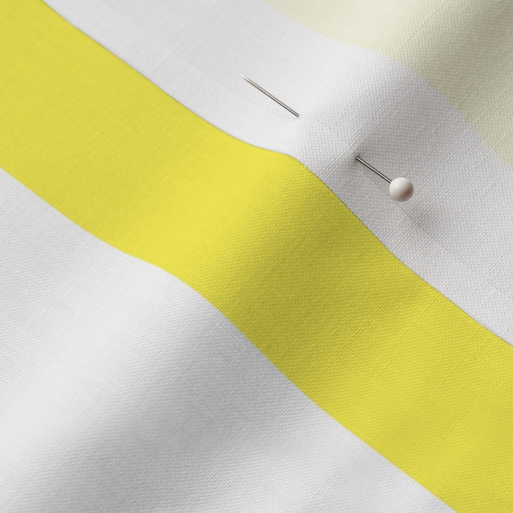 Lemon Yellow 2 inch Wide Cabana Stripes Fabric cabana stripes fabric