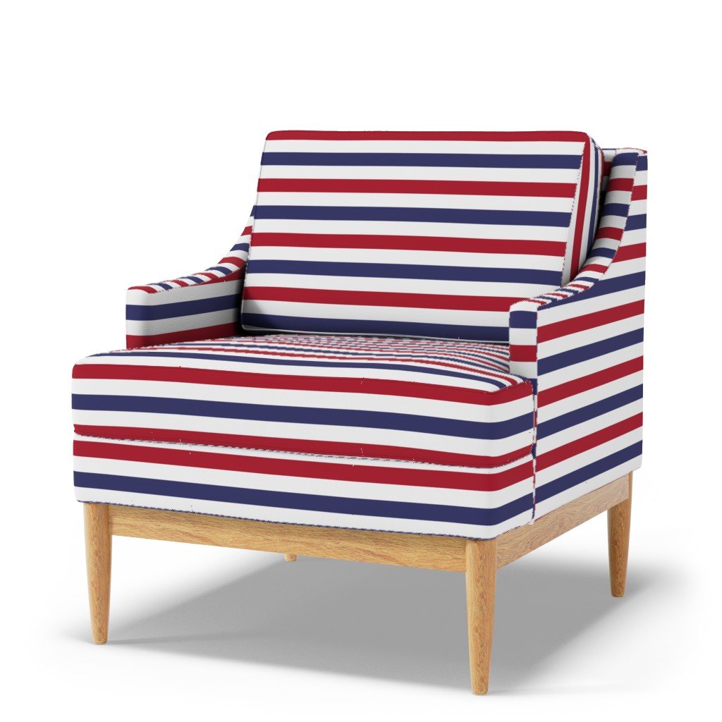 USA American Flag Red White and Blue Alternating Stripes Fabric flag colors fabric