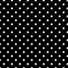 Licorice Black and White Polka Dots