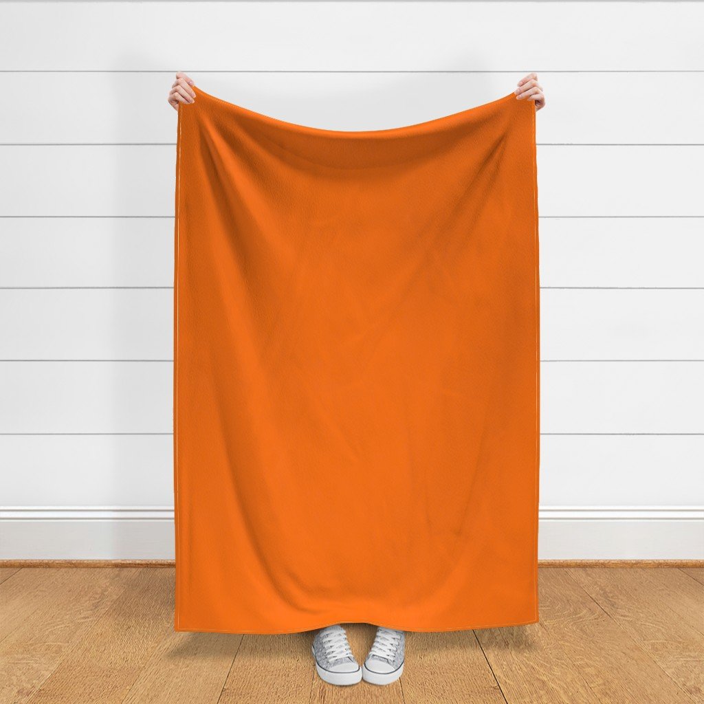Bright Neon Orange Russet 2018 Fall Winter Color Trends Fabric bright neon orange fabric