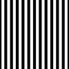 Black and White 3/4 inch Vertical Deck Chair Stripes