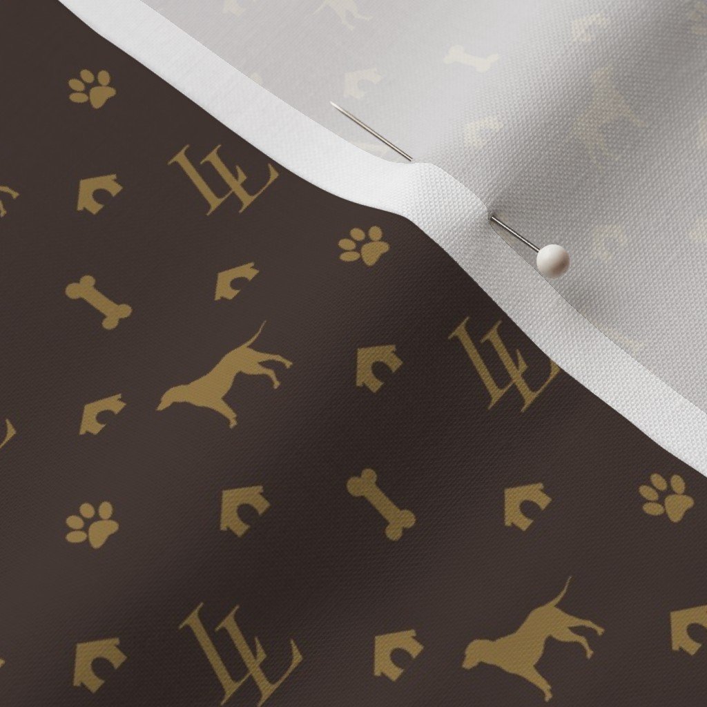 Louis Lab Mini Luxury Doggy Days Fabric dog days fabric