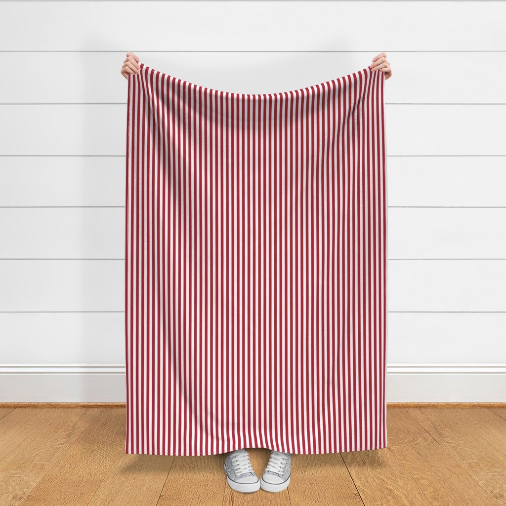 Small Vertical USA Flag Red and White Stripes Fabric flag stripes fabric