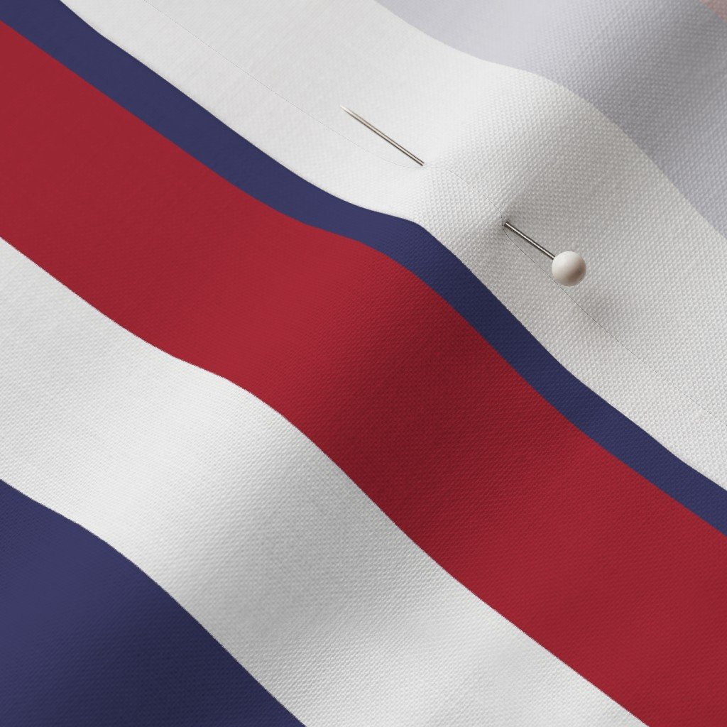 USA Vertical Flag Red White and Blue Stripes Fabric red and blue fabric