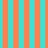 Bold Coastal Classic Coral and Turquoise Cabana Tent Stripe