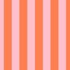 Bold Coastal Classic Coral and Pink Cabana Tent Stripe