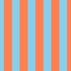 Bold Coastal Classic Coral and Sky Blue Cabana Tent Stripe