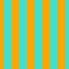 Bold Coastal Classic Turquoise and Bright Orange Cabana Tent Stripe
