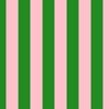 Bold Coastal Classic Pink and Forest Green Cabana Tent Stripe