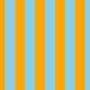 Bold Coastal Classic Sky Blue and Bright Orange Cabana Tent Stripe