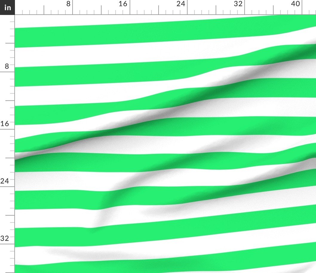Lime Mojito Green Horizontal Tent Stripes Florida Colors of the Sunshine Decor Collection Decor Collection lime green stripes fabric