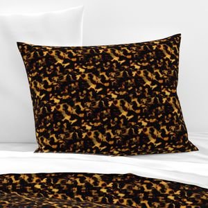 Smaller Gold and Brown Tortoiseshell Seamless Repeat Pattern Home Decor Collection Decor Collection tortoiseshell patter pillow sham design