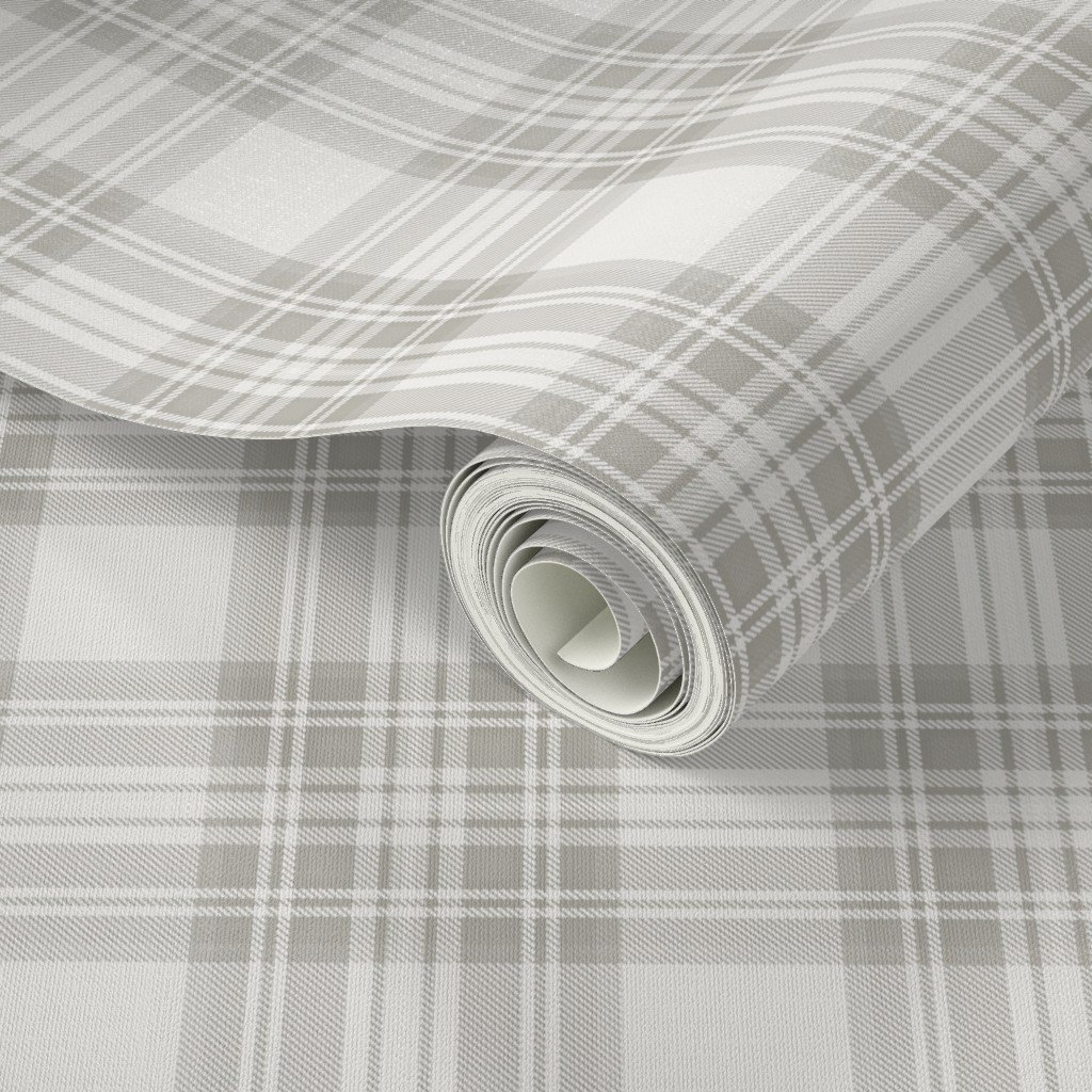 Cool Greige Small Traditional Tartan Plaid Pattern Home Styling Collection Decor Collection baby wallpaper