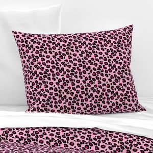 Leopard Spots Pink Home Decor Collection Home Styling Collection leopard fur pillow sham design