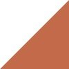 Bold Terracotta and White Oversized Geometric Triangle