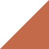 Bold Terracotta and White Oversized Geometric Diamond