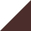 Bold Chocolate Brown and White Oversized Geometric Triangle