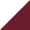 Bold Deep Burgundy and White Oversized Geometric Diamond