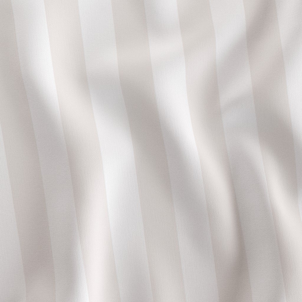 1.5 Inch Bone White Classic Stripe Pattern Fabric warm tone fabric