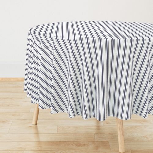 Mattress Ticking Midnight Blue Interior Collection Home Styling Collection midnight blue tablecloth design