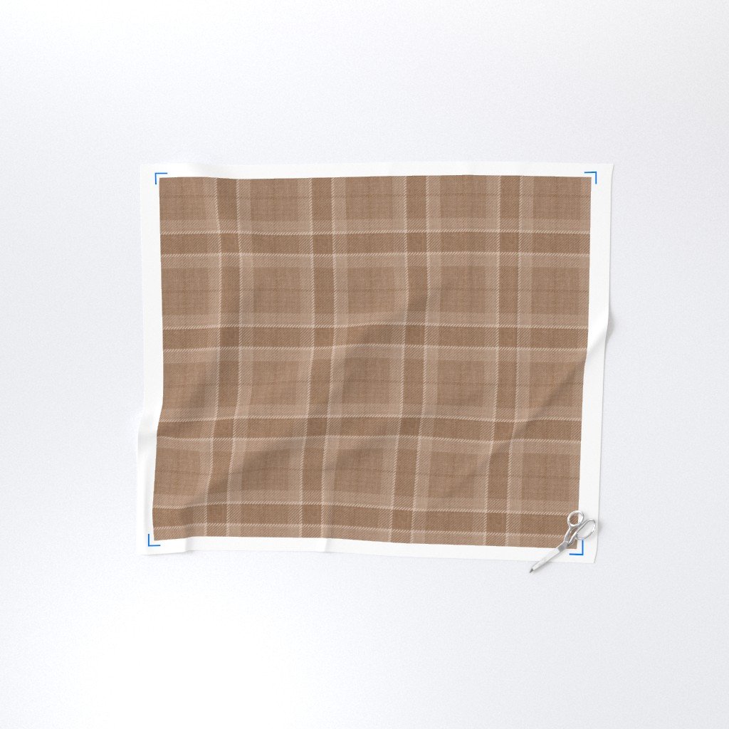 Light Abe t Wool-Texture Tartan Plaid Fabric Fabric design fabric