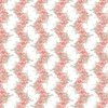 Vintage English Garden Small Coral Pink Rose Stripe Pattern on White