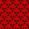 Small Red and Black Radiation Warning Grunge Pattern